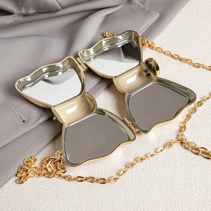 Golden Evening Round Clutch