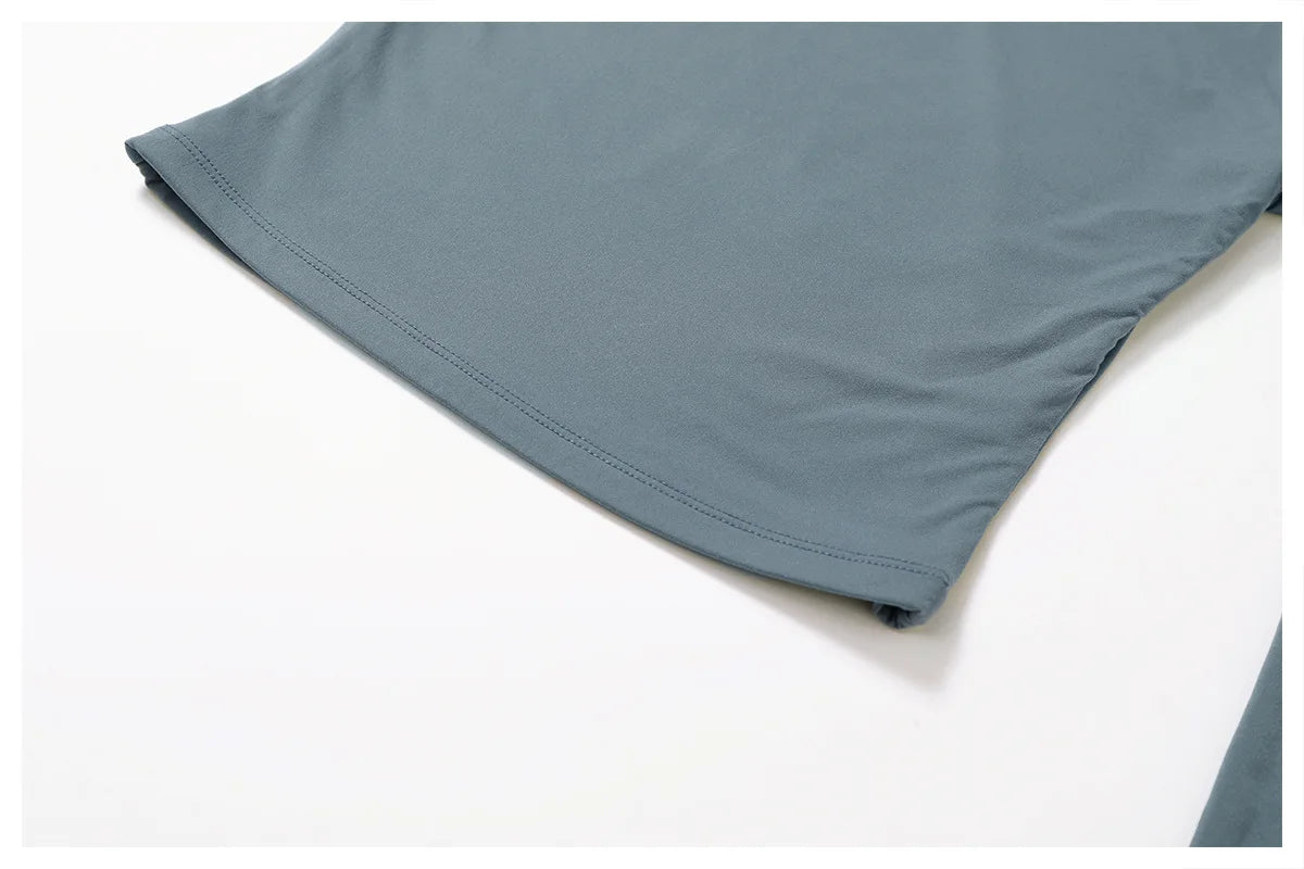 Nylon Short Sleeve True-To-Size Fit Crop Top