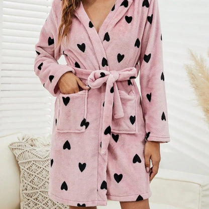 Printed Bathrobe for Women