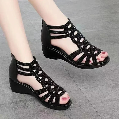 Soft Sole Roman Wedges