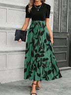 Elegant Floral Maxi Dress