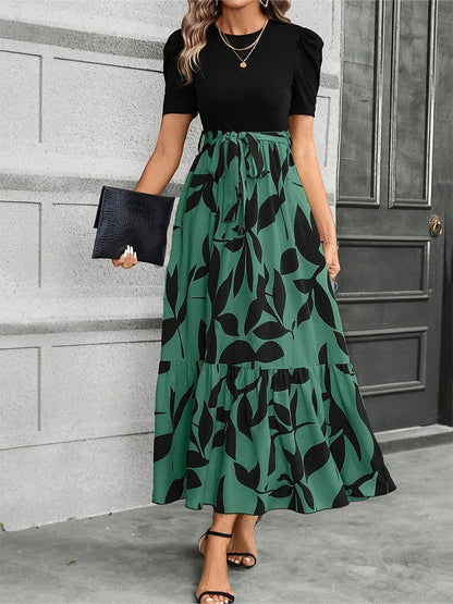 Elegant Floral Maxi Dress