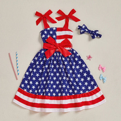 American Flag Ruffle Outfit