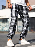 Patchwork Ankle Sweatpants