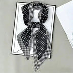 Graphic Ribbon Long Strip Scarf
