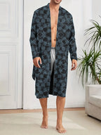 Long Robe Spring Autumn Bathrobe
