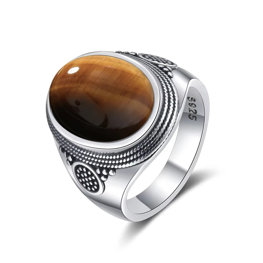 Intgem Labradorite Moonstone Ring