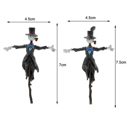 Mini Resin Scarecrow Statue