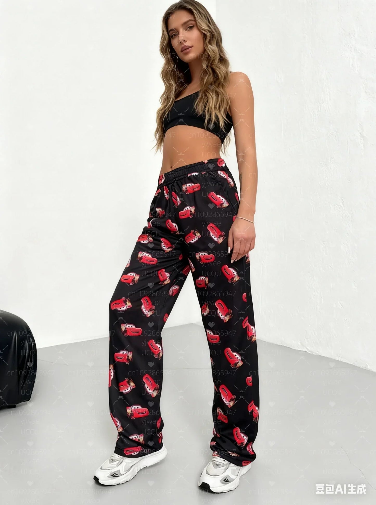 Lightning McQueen Color Block Pajamas