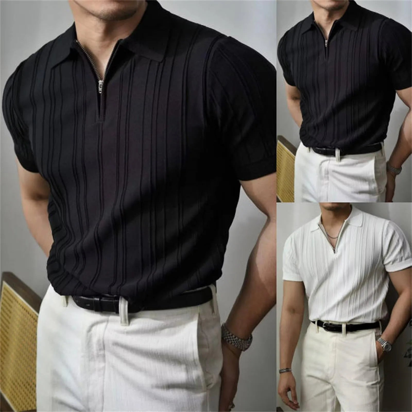 Solid Retro Men's Tee