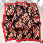Printed Satin Square Bandana