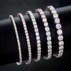 Personalized Moissanite Silver Cuff