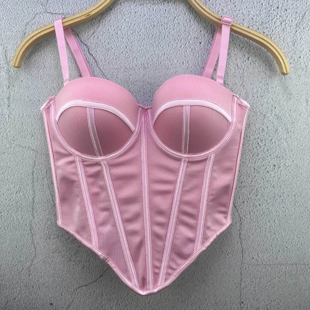 Solid Overbust Corset