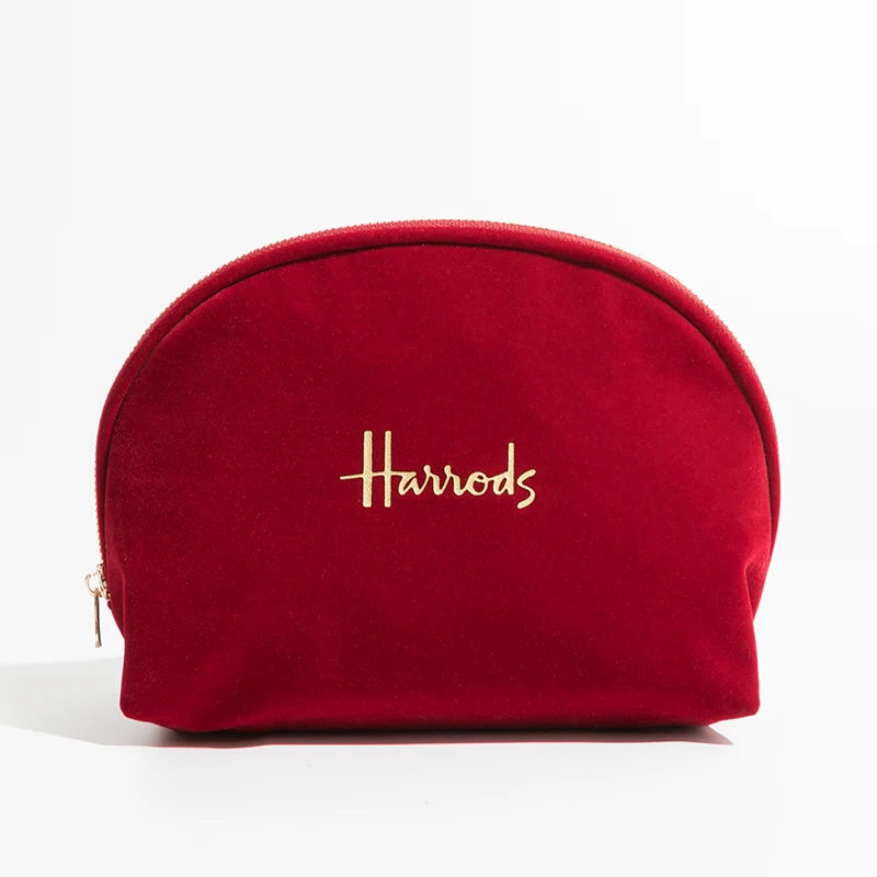 Velvet Letter Clutch