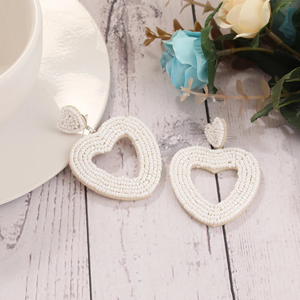 Love Letter Beaded Earrings