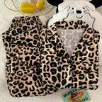 Bold Leopard Print Classic Pajama Set