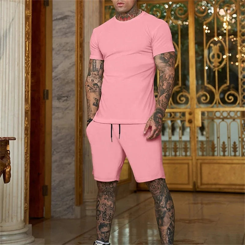 Letters Print Hip-Hop Sports Suit