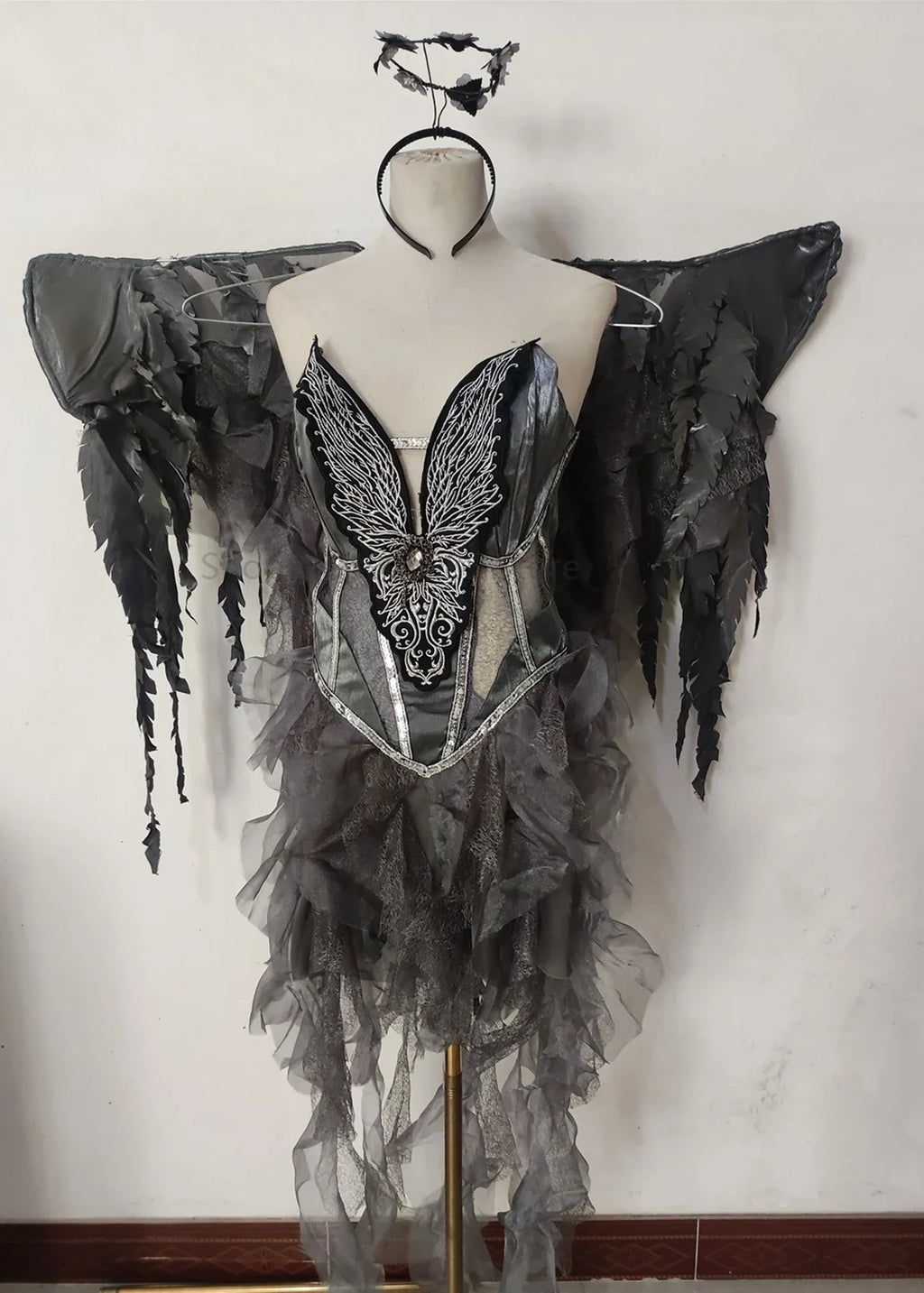Fallen Angel Costume Dress Set