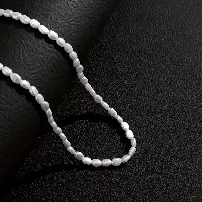 Pearl Teardrop Choker Necklace