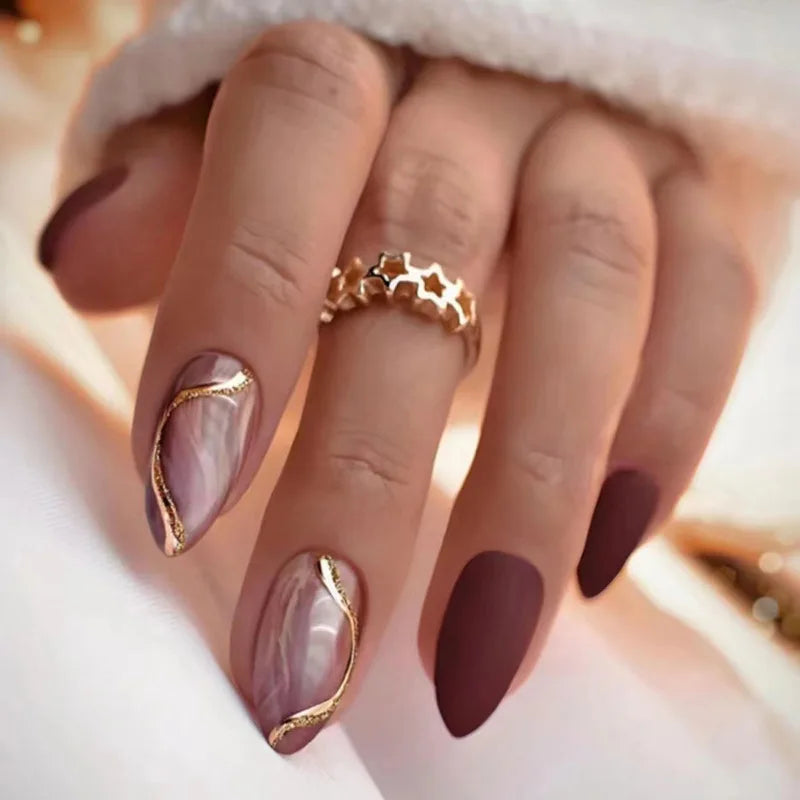 Finished False Nails Detachable Long