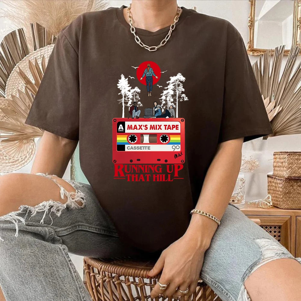 Retro Character Graphic Print T-Shirt