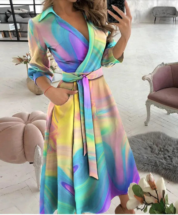 Off-Shoulder Halter Summer Maxi Dress
