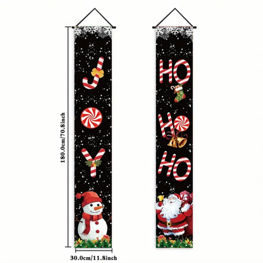 Christmas Santa Door Banner