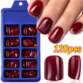 Milk White Press Nails Medium