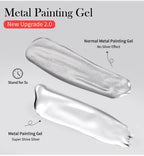 BORN PRETTY Silver Metal Effect