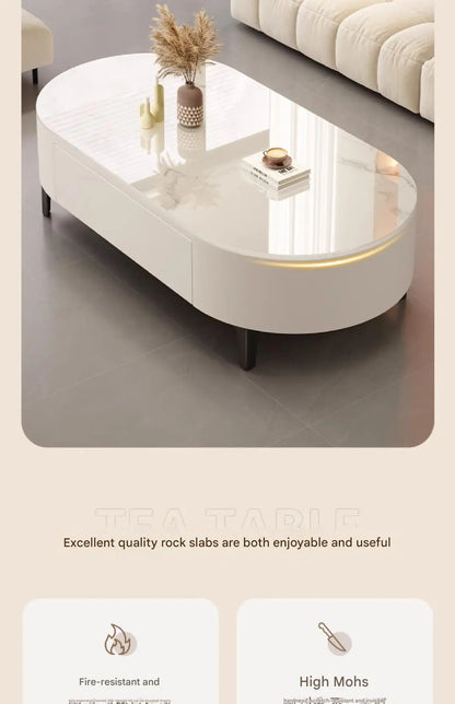 Modern Oval Coffee Table