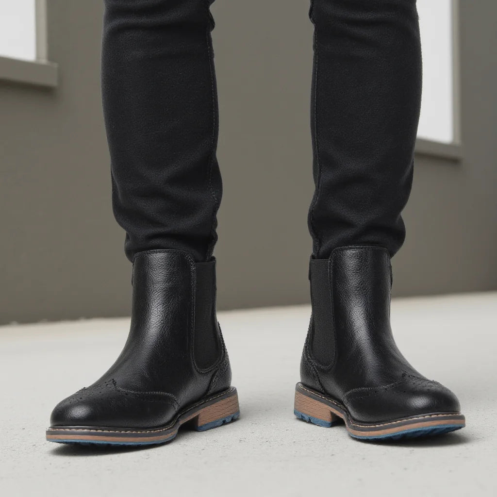 Brogue Chelsea American Leather Boots
