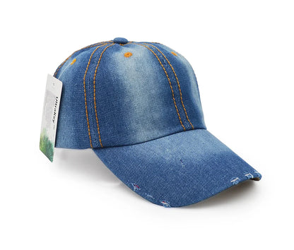 Unisex Vintage Denim Cap