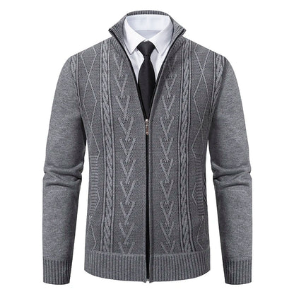 Men's Knitted Sweater Coat