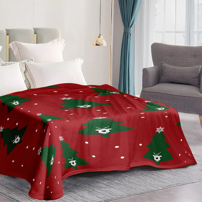 Cozy Holiday Flannel Blanket