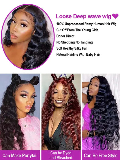 Curly Loose Deep Wave Wig