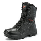 SENLONGBAO Desert Combat Leather Boots