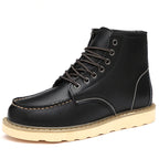 Fashion Leather Ankle Boots