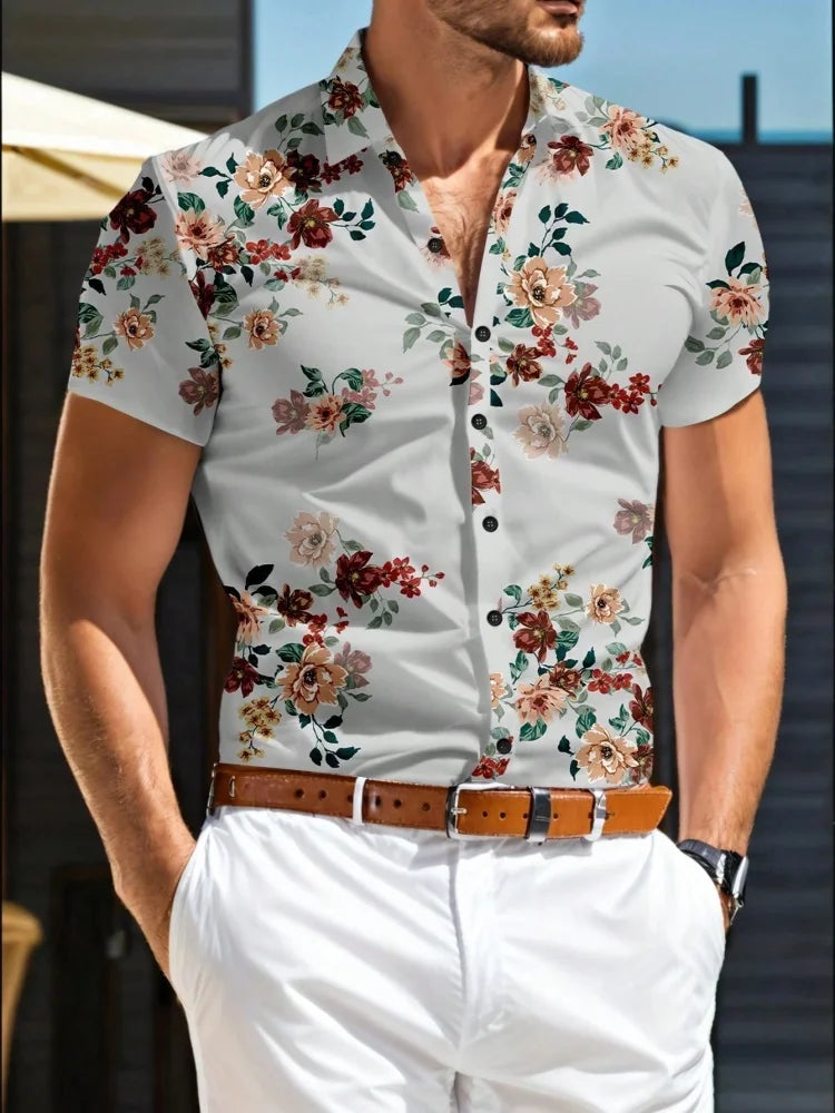 Beach Print Casual Shirt