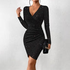 Wrap Bodycon Mini Dress
