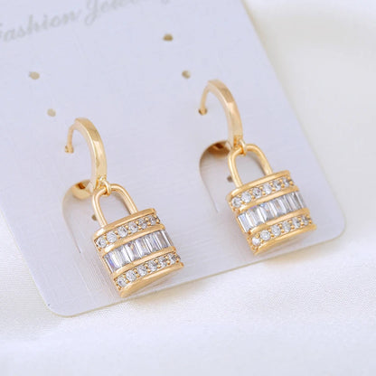 Key and Lock Earrings