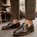 Round-Toe PU Leather Shoes