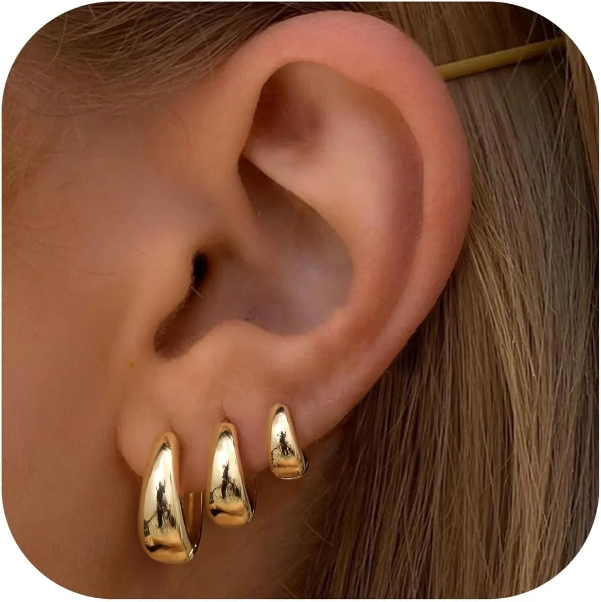 Classic Round Hoop Earrings