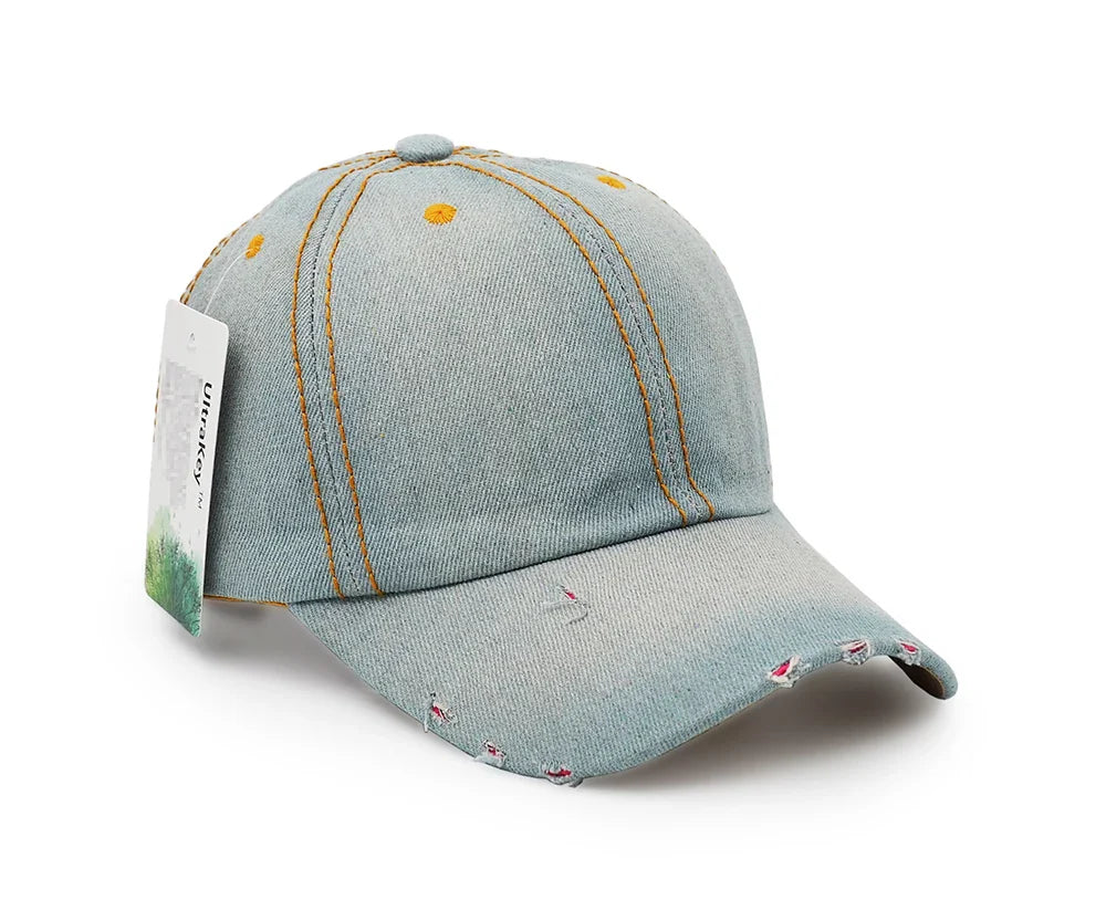 Unisex Vintage Denim Cap