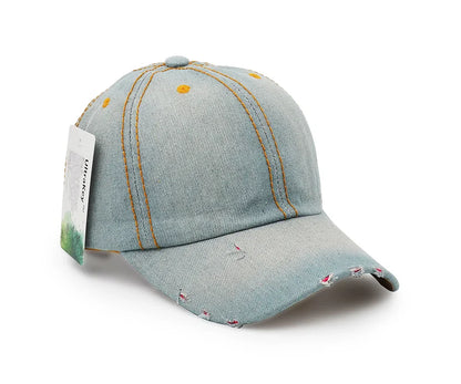 Unisex Vintage Denim Cap