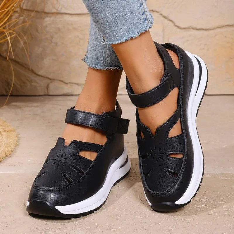 Women Basic PU Sandals