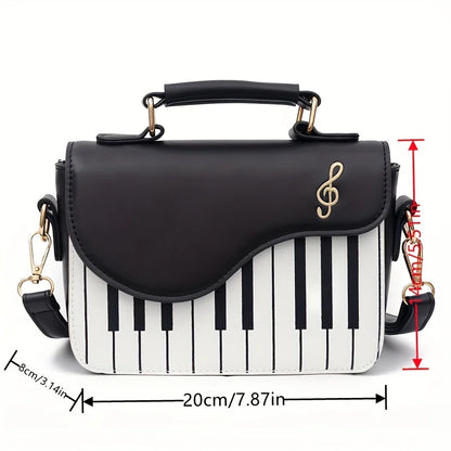 Piano Shape Shoulder Bag