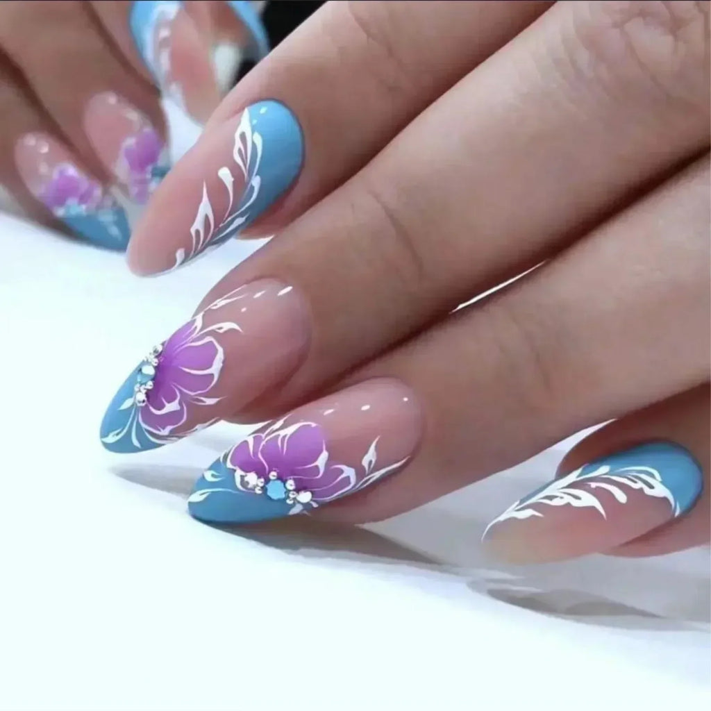 Finished False Nails Detachable Long