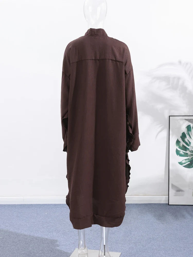 Elegant Ruffle Hem Dress