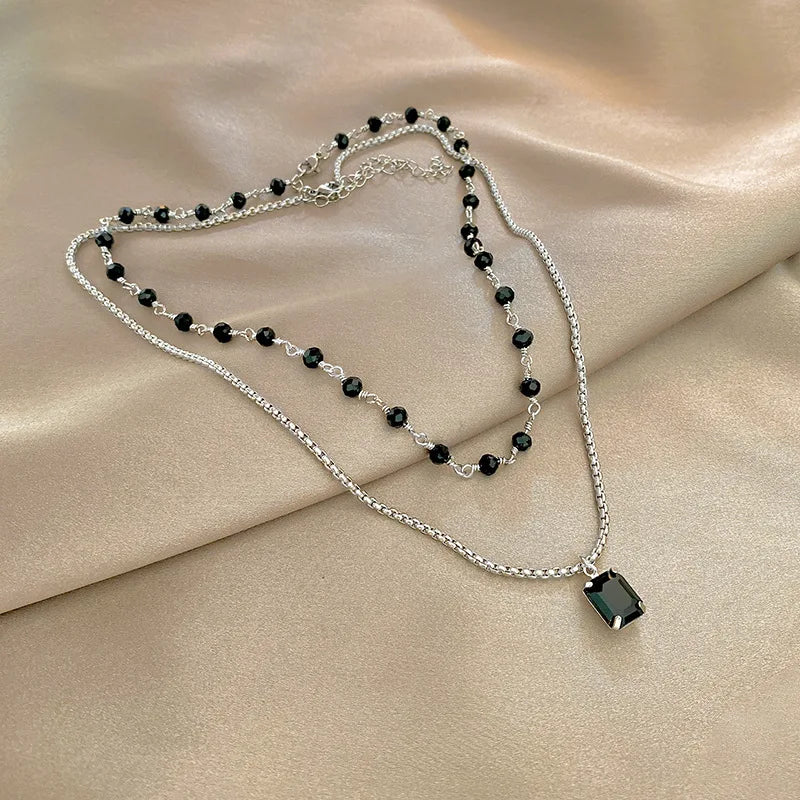 Crystal Cross Pendant Necklace