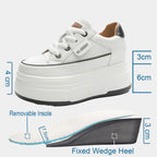 Fujin Women’s 9cm Platform Wedge Sneakers